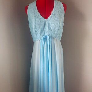 TWO 1970's  Jac-An Maxi dresses with detachable capes